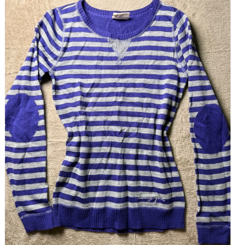 Y2K Tommy Girl VTG Striped Knit Sweater S Preppy Girlhoodcore Soft girl Layering